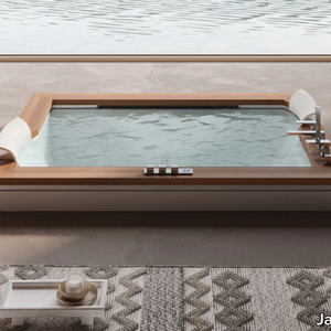 AURA PLUS - 2 seater built-in hydromassage bathtub _ Jacuzzi®