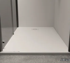 XYZ+™ - Rectangular Techstone shower tray _ Jacuzzi®