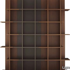 OKA - Open sectional wooden bookcase _ Ligne Roset
