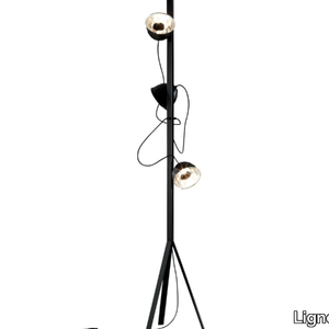 TREPIED - Steel floor lamp _ Ligne Roset