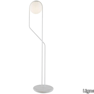 ASTRÉE - Metal floor lamp with marble base _ Ligne Roset