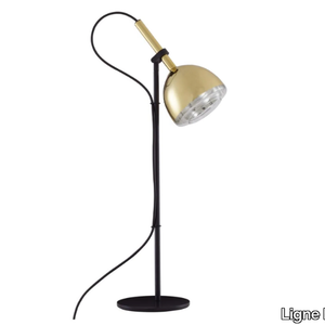 BRASS BELL - LED adjustable brass table lamp _ Ligne Roset