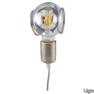 LA PLIC - Halogen glass and steel wall lamp _ Ligne Roset