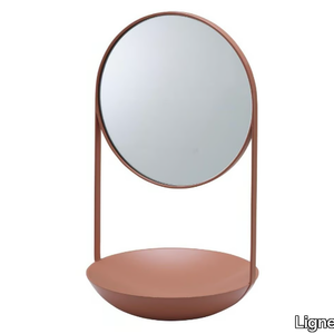 NIMBE - Table-top round metal mirror _ Ligne Roset