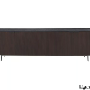 SELVANS - Walnut sideboard with doors _ Ligne Roset