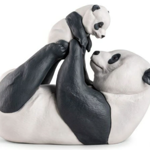 MOMMY PANDA - Porcelain decorative object _ Lladró