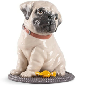 PUPPIE PUG - Porcelain decorative object _ Lladró