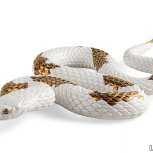 SNAKE - Porcelain decorative object _ Lladró