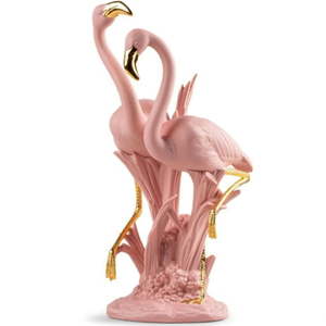 THE FLAMINGOS - Porcelain decorative object _ Lladró
