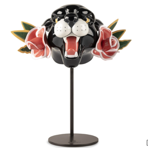 WILD PANTHER - Porcelain decorative object _ Lladró