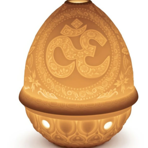 AUM - Cordless porcelain table lamp _ Lladró