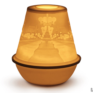 CITY AT NIGHT LITHOPHANE - LED porcelain table lamp _ Lladró