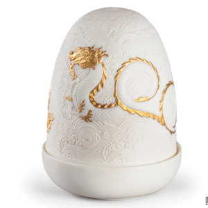 DRAGONS DOME - LED rechargeable porcelain table lamp _ Lladró