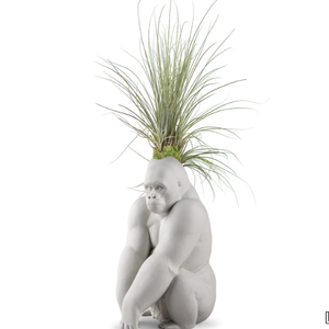 GORILLA GARDEN - Porcelain decorative object _ Lladró