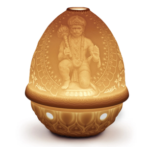 HANUMAN LITHOPHANE - LED porcelain table lamp _ Lladró