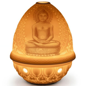 LORD MAHAVIRA - Cordless porcelain table lamp _ Lladró