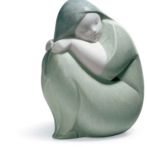 MOON GIRL - Porcelain decorative object _ Lladró