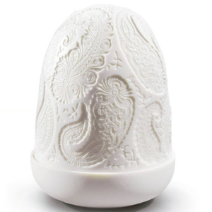 PAISLEY DOME - LED rechargeable porcelain table lamp _ Lladró