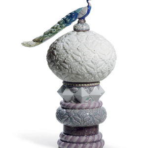 PEACOCK - Porcelain table lamp _ Lladró