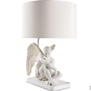 PROTECTIVE ANGEL - Porcelain table lamp _ Lladró