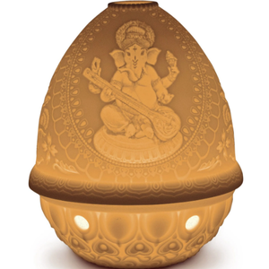 VEENA GANESHA - Cordless porcelain table lamp _ Lladró