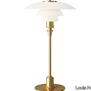 PH 2/1 - Opal glass table lamp _ Louis Poulsen