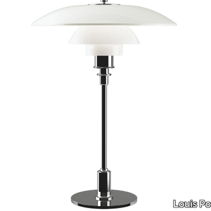 PH 3½-2½ - Opal glass table lamp _ Louis Poulsen