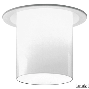 BALLERUP - LED round ceiling glass and steel spotlight _ Louis Poulsen