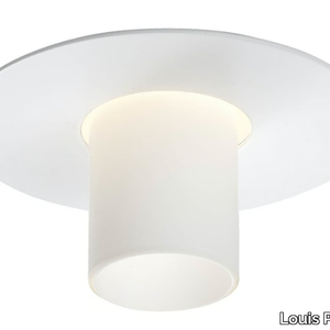 BALLERUP MINI - LED round ceiling glass and steel spotlight _ Louis Poulsen