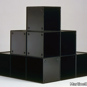 BOX - Open Modular aluminium office shelving _ Martinelli Luce