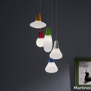 CIULIFRULI - Polyethylene pendant lamp _ Martinelli Luce
