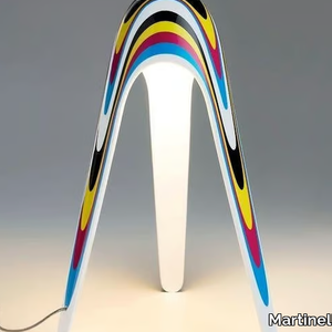 CYBORG TEXTURE - LED aluminium table lamp with dimmer _ Martinelli Luce