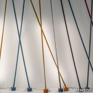 ELASTICA - LED height-adjustable elastic fabric floor lamp _ Martinelli Luce