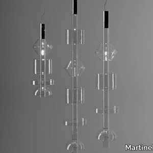 INFINITA - LED Borosilicate glass pendant lamp _ Martinelli Luce