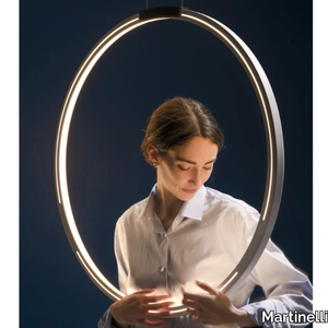 LUNAOP SLIM VERTICAL - LED pendant lamp _ Martinelli Luce