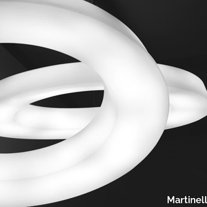 CIRCULAR POL - LED dimmable polyethylene pendant lamp _ Martinelli Luce
