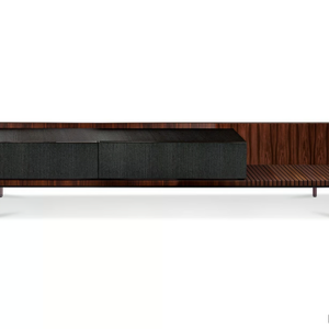 SUPERQUADRA - Sideboard in rosewood and ash _ Minotti