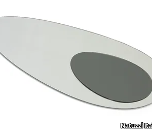 CLOUDS - Oval wall-mounted mirror _ Natuzzi Italia