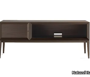 LEGGERO - Solid wood TV cabinet with cable management _ Natuzzi Italia