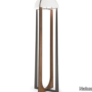 KENDO - Wooden and metal floor lamp _ Natuzzi Italia