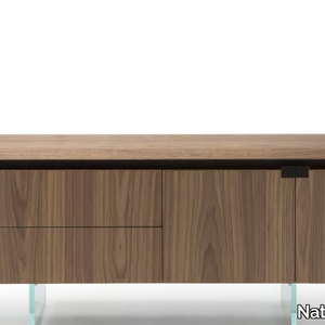 PHANTOM - MDF sideboard with doors with drawers _ Natuzzi Italia