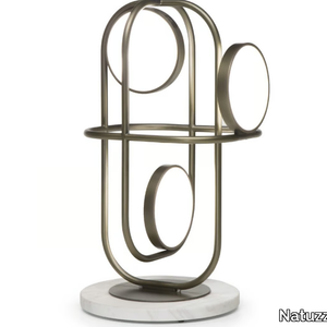 CIRCLE - LED metal table lamp _ Natuzzi Italia