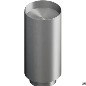 SOLO STEEL 72302X - Freestanding round stainless steel washbasin _ newform