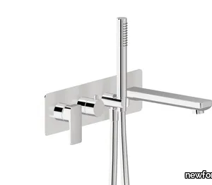 B-EASY 72672E - Wall-mounted bathtub set with diverter _ newform