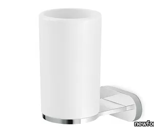 ROUND ACCESSORIES 67205 / 67206 - Wall-mounted ceramic toothbrush holder _ newform