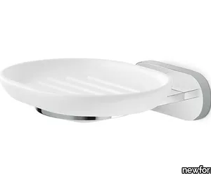 ROUND ACCESSORIES 67200 / 67201 - Wall-mounted ceramic soap dish _ newform