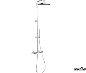 SHOWER COLUMNS 61167 - Wall-mounted shower panel with hand shower _ newform