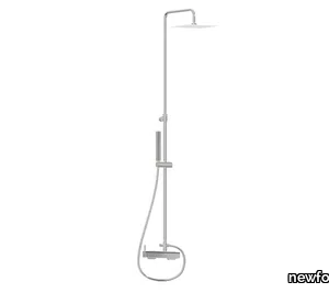 SHOWER COLUMNS 61163 - Wall-mounted shower panel with hand shower _ newform