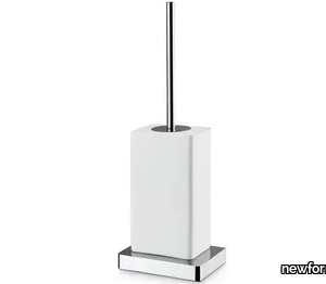 SQUARED ACCESSORIES 62965 / 62966 - Freestanding ceramic toilet brush _ newform