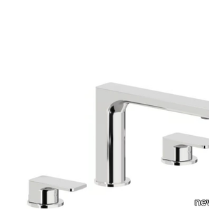 B-EASY 72600 - Countertop washbasin mixer with individual rosettes _ newform